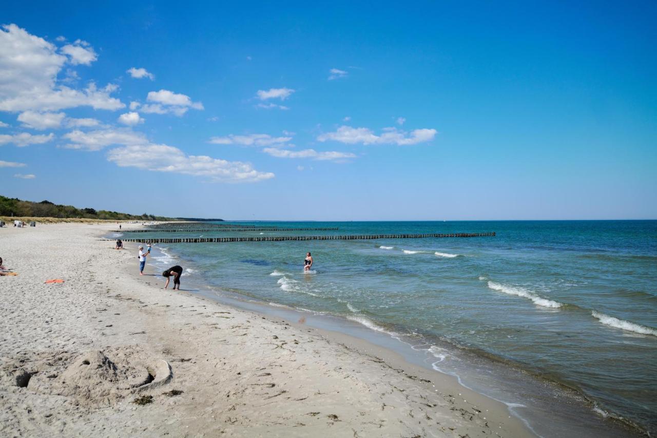 Ferienwohnungen Meerfarbig Zingst - Haustierfrei -Terrasse Mit Strandkorb Oder Balkon - E-Ladesaeule - Parkplatz - Wlan - Fahrradschuppen - Waschtrockner - Ruhig Und Zentral - Nichtraucher 外观 照片